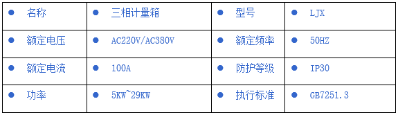 LJX三相计量箱